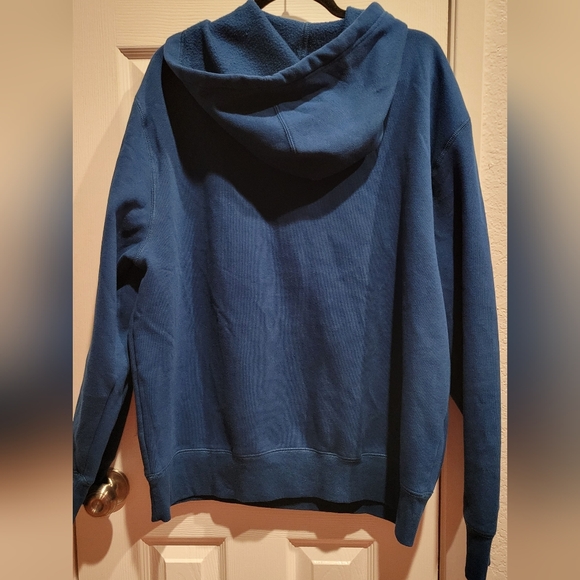 Vintage Coca Cola Unisex Blue Hoodie Sweater - Picture 2 of 4